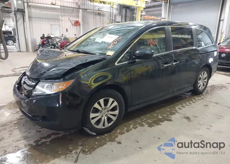 2017 Honda Odyssey Ex-L из США, поврежденный, VIN 5FNRL5H68HB002709